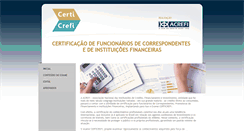 Desktop Screenshot of certicrefi.acrefi.org.br